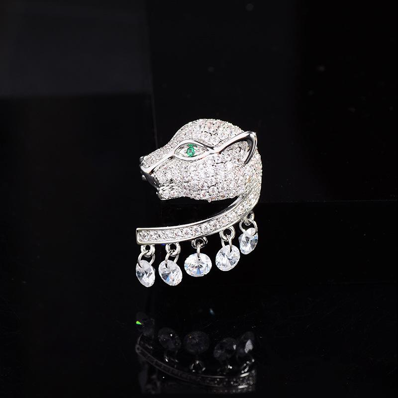 Broșă Elegantă cu Zircon Micro-Incrustat: Accesoriu de bijuterie la modă, potrivit pentru orice ținută, pentru vară