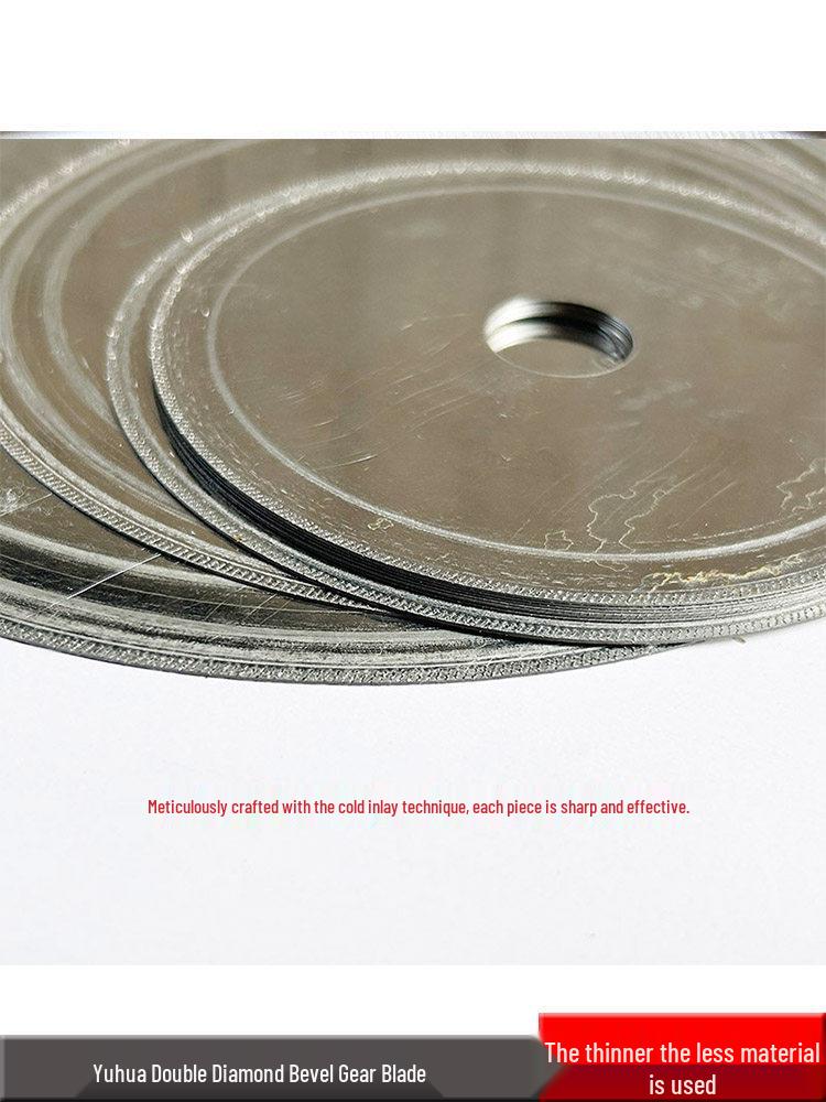 Yuhua Double Diamond Bevel Edge Cutting Disc for Jade, Turquoise & Amber - Thin Saw Blade by Feiyue.