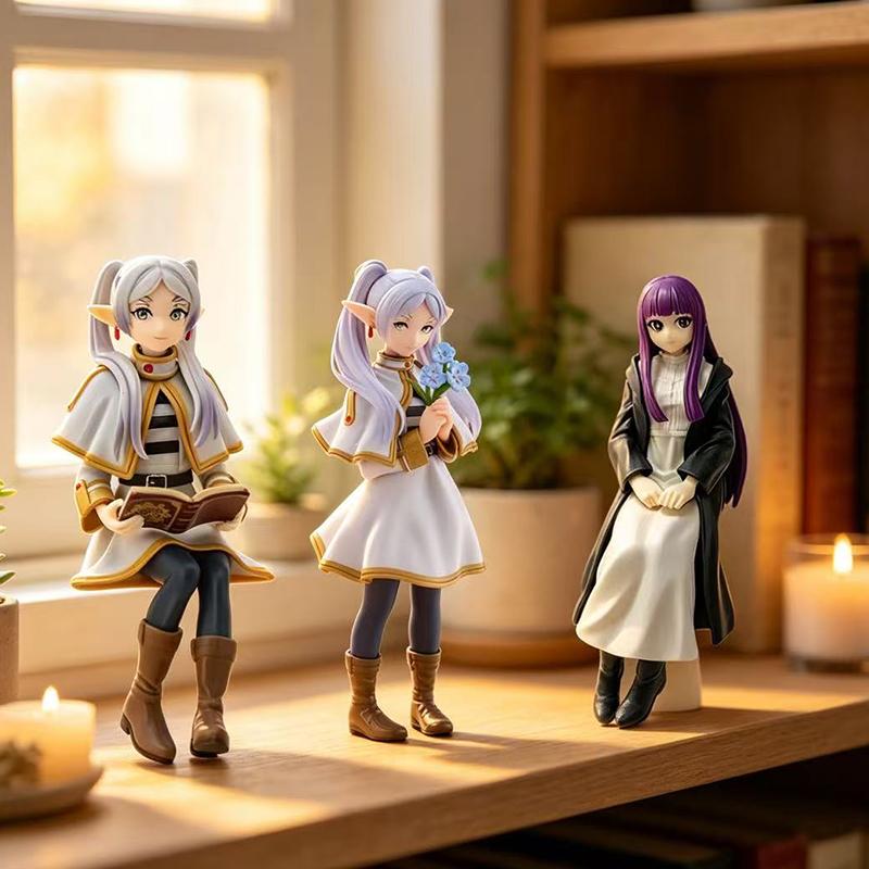 Anime Girl Figure Frieren Beyond Journey's End Noodle Stopper Sousou no Frieren Action Figure Collectible Model Toys Gift