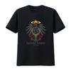 German Empire 1871 1918 T Shirt with Eagle Emblem Design Germany Emperor Reich Wilhelm Prussia Style Vintage Washed Breathable