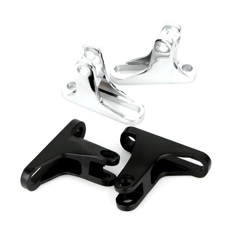 Motorcycle Foot Rests Rear Passenger Footpegs Pegs Mount Bracket for Harley Davidson Touring 1993-2023 Road King Road Glide