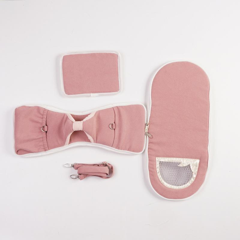 Breathable Pet Bag Small Carrier Bag Breathable Comfortable Pet Travel Tote Bag Sling for Hamster Pig Rabbit Hedgehog
