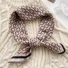 70x70cm Lightweight Square Scarf Women Vintage Black Floral Print Silk-Feel Neck Wrap UV Protection Stylish Accessory