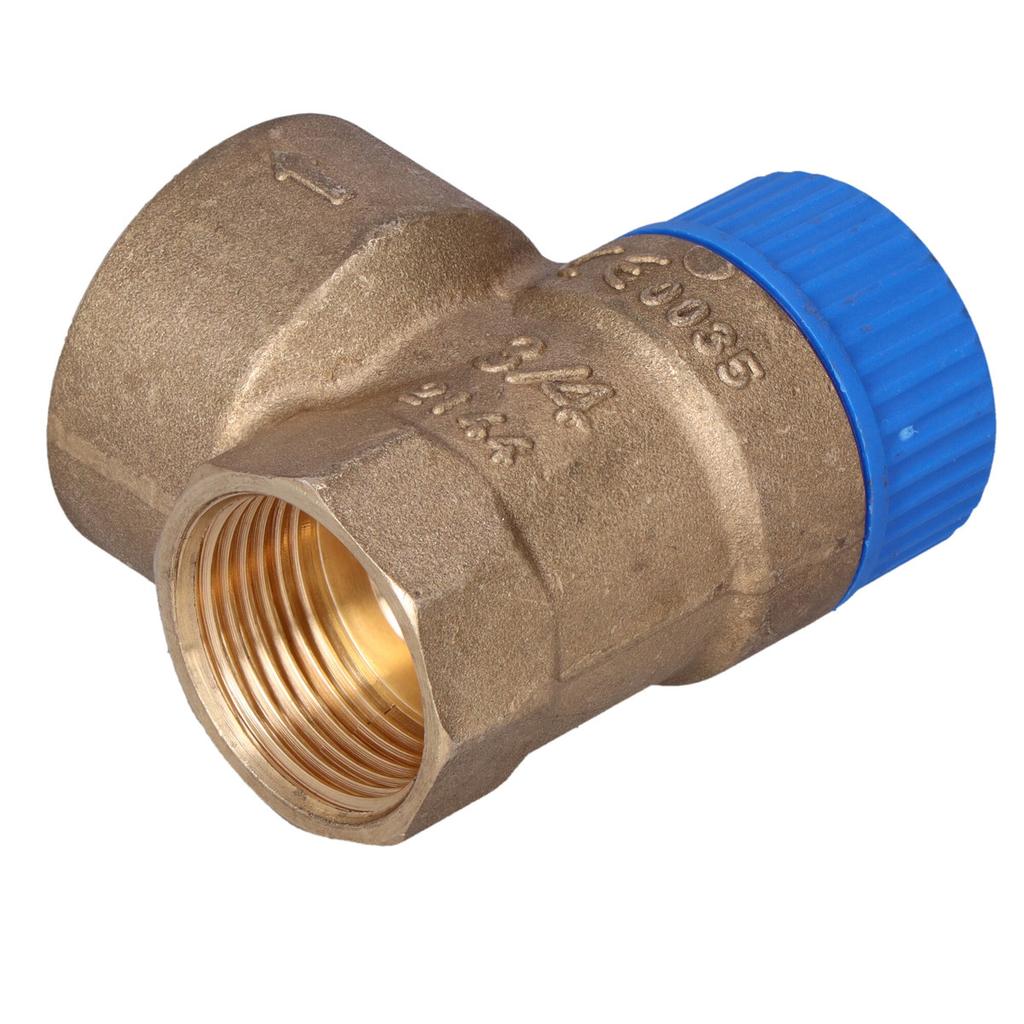 MSW safety valve 3/4 inch x 1 inch 6 bar for DHW installations