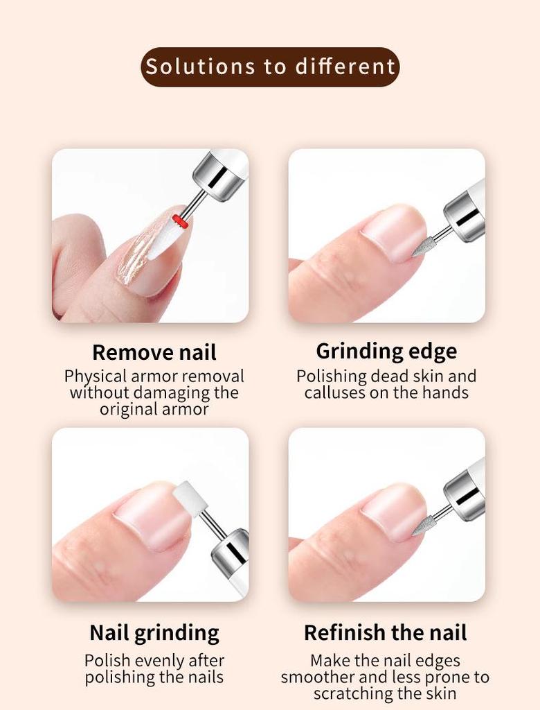 Best-Selling Portable Electric Nail Grinder: Wireless Manicure & Shaping Pen