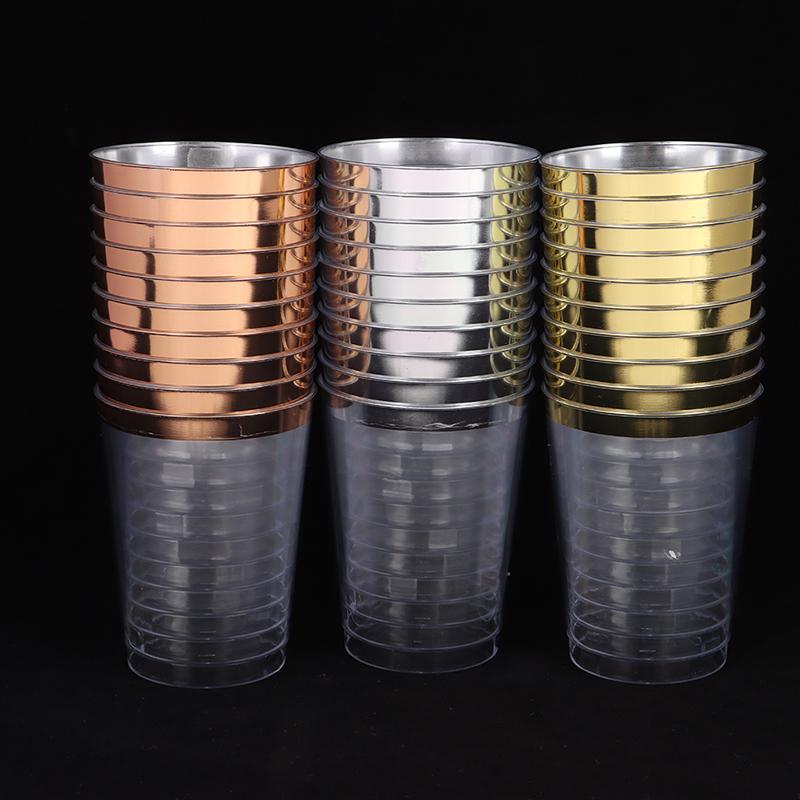 10Pcs 300Ml Phnom Penh Cup Hard Plastic Water Cup 10 Oz Plastic Wine Cups