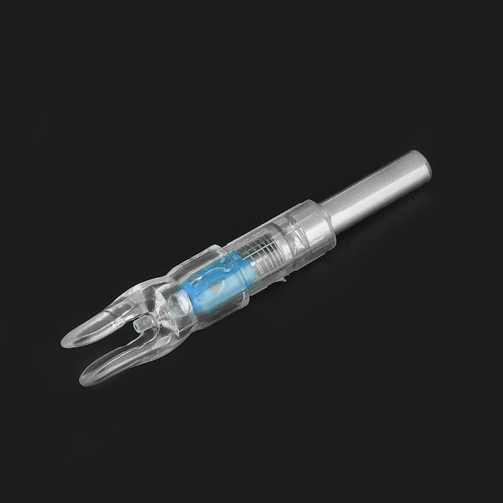 6.2mm Lightweight Arrow LED Lighted Nock with Automatic Knock Archery Arrows Accessory Blue