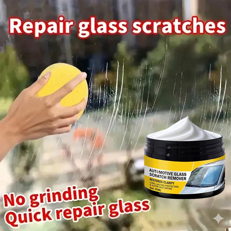 Glass scratch repair paste, suitable for repairing scratches on car windows, bathroom glass, glasses, and lenses.