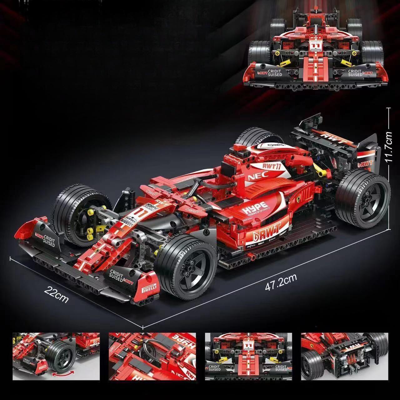 Город F1 Technic спортивные автомобили строительные блоки Формула 1 суперскоростной — фото 4