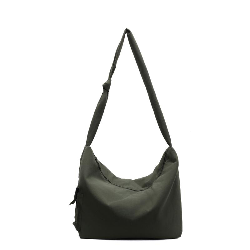 Velká nákupní taška Dámská jednobarevná taška přes rameno Crossbody taška