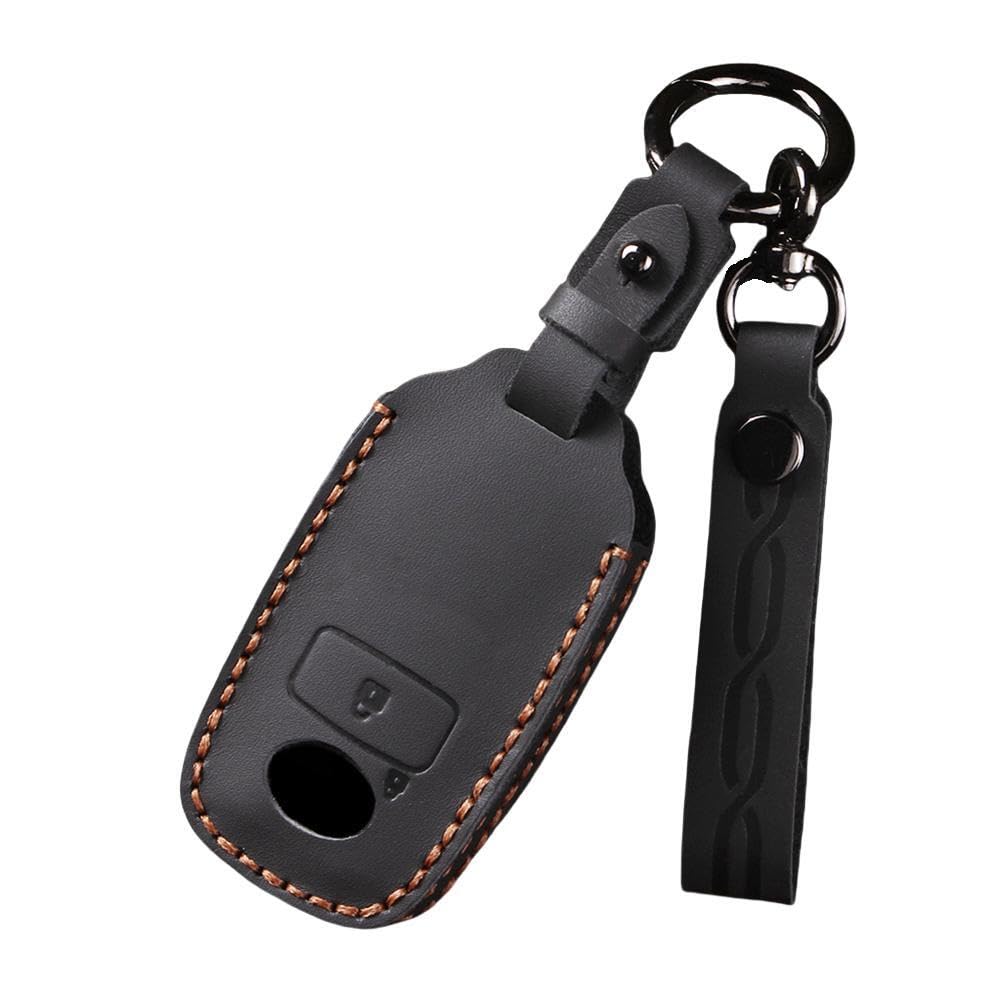 

ZANEKO Просторный чехол для ключей Совместимый с Toyota Rise Чехол для ключа Совместимый с Daihatsu Rocky Новый Taft Tanto Custom Чехол для смарт-ключа Держатель для ключей Оригинал чёрный