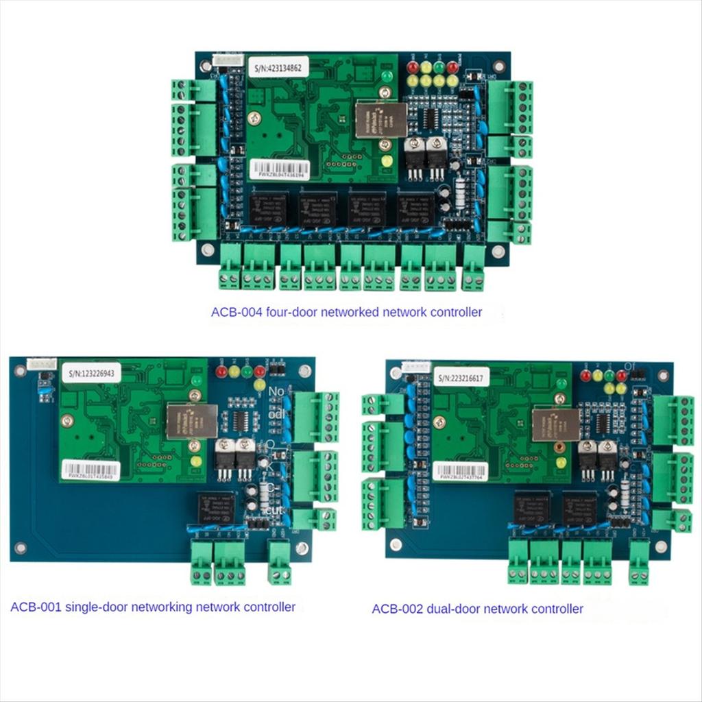 ACB-004 IP Network Wiegand 26 Entry Attendance Access Panel Control Board for 4 Doors