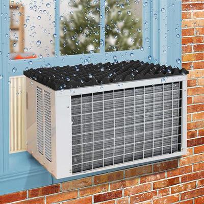 AC Drip Cushion Strong Magnetic Backing Cover Protective Air Conditioner Top Pad Noise Reducer For Window AC Units