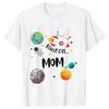 Space Birthday Shirt Planets Rocket Ship Astronaut Birthday Party Tshirts Space Birthday T-Shirt Family Suit Space Tees Clothes