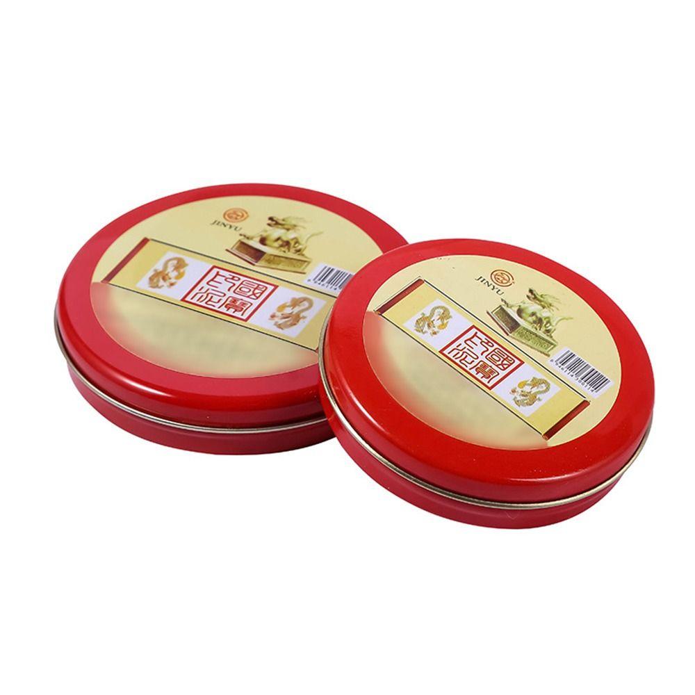 Průhledný razítkovací mini inkoustový polštářek na otisky prstů Rychleschnoucí podpisový inkoustový polštářek Kancelářská potřeba