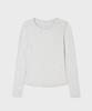WHO.A.U Ribbed Long Sleeve T-Shirt(F) / Whlag3811F