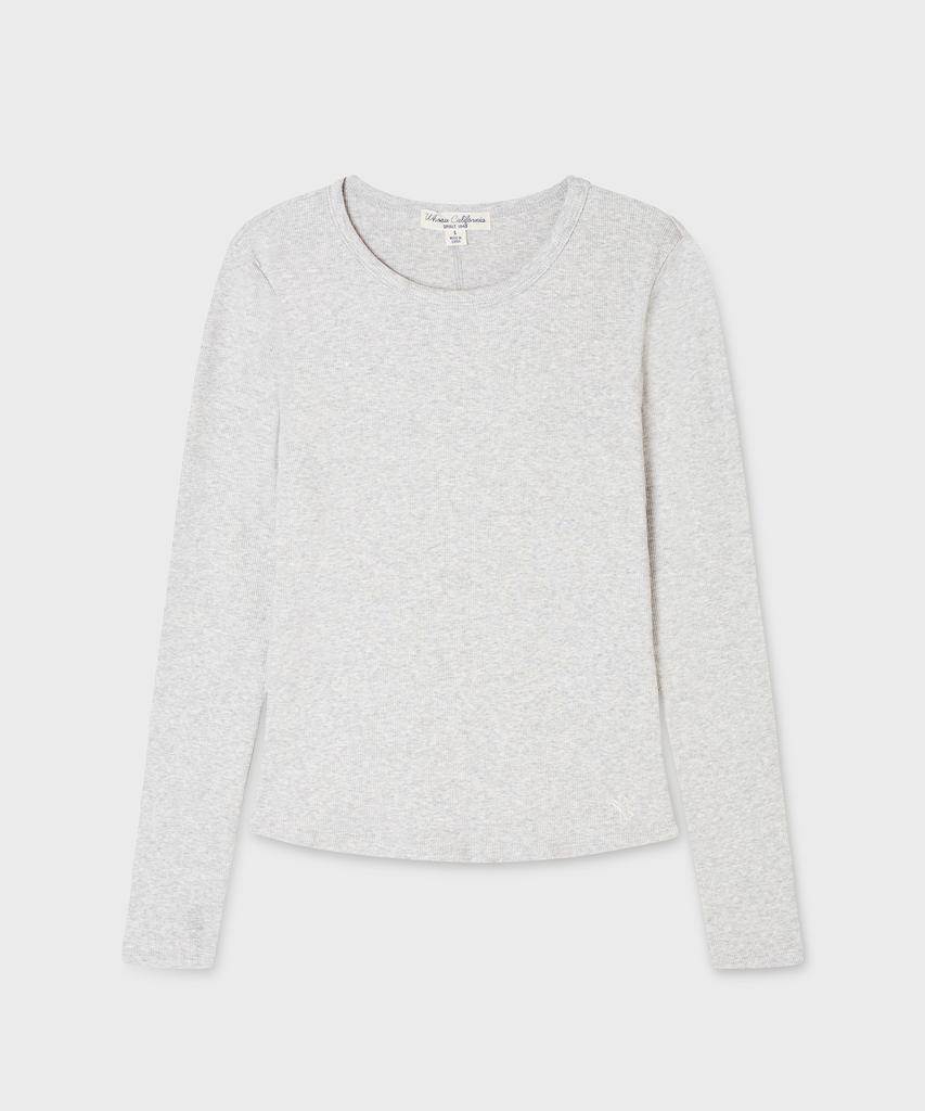 WHO.A.U Ribbed Long Sleeve T-Shirt(F) / Whlag3811F