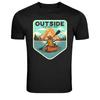 Outside Is My Best Side Canoe Adventure Graphic T Shirt