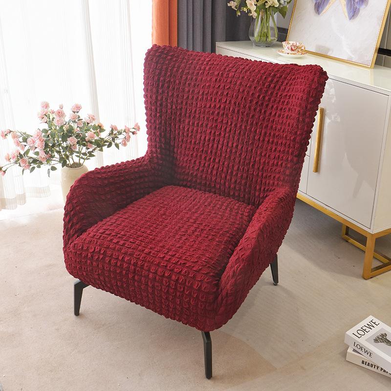 Solid Color Seersucker Lazy Boy Sofa Covers Relax Sofa Slipcovers Stretch Universal All-inclusive Lounge Tatami Chair Cover