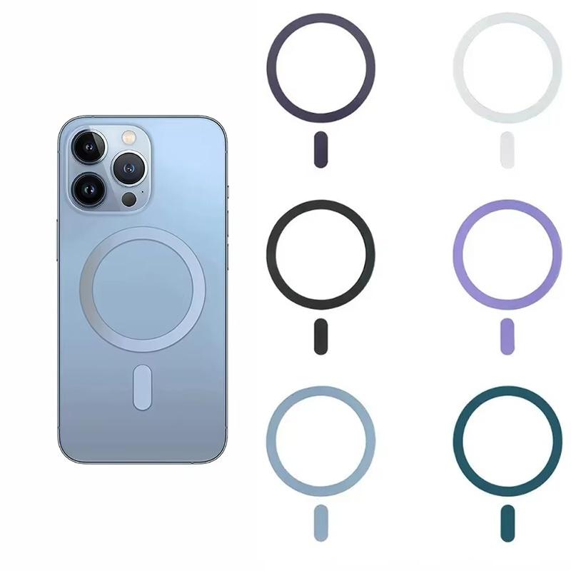 1-5pcs Universal Magnetic Metal Plate Ring Wireless Charger Iron Sheet Sticker Magnet Car Phone Holder Mini Sticker For iPhone