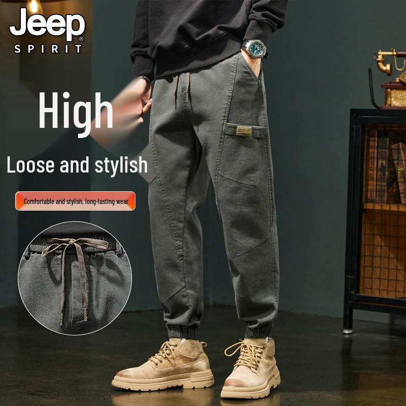 

JEEP SPIRIT Men s Casual Straight-Leg Long Pants M