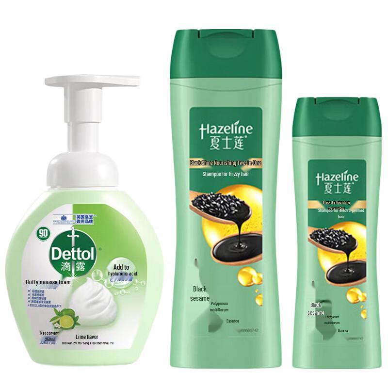 Dettol Foaming Hand Soap & Nourishing Shampoo Set
