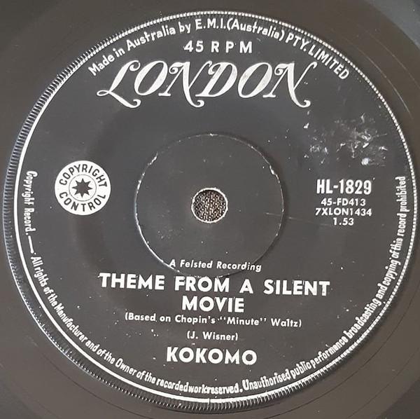 7inch Record KOKOMO - Theme From A Silent Movie / Humorou HL1829 LONDON Australia Jazz Used
