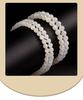 Sammlerstück Hetian Weißjade Mehrkreisarmband mit Schafsfett-Jadeperlen