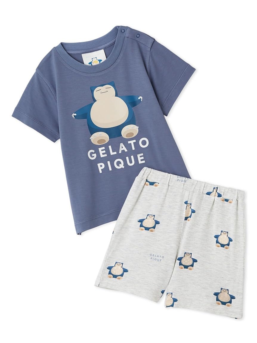 

Gelato Pique Baby Print Shorts Set Cool-to-the-Touch T-Shirt & (PBCT244431 NVY)