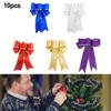 High Quality Christmas Flannelette Bow Christmas Decorations Bows Home Decor