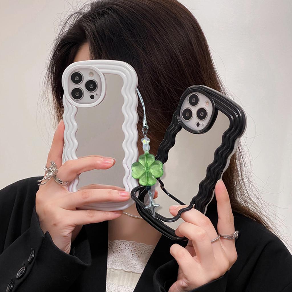 Unique Flower Phone Chain Stylish Heart Pendant Keychain Phones Charm Keyring for Personalizing Bag and Gadgets