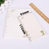 A6 Loose Leaf Notebook Paper Refill Spiral Binder Inner Page Filler Weekly Monthly Schedule Notes Printing Stationery Office School