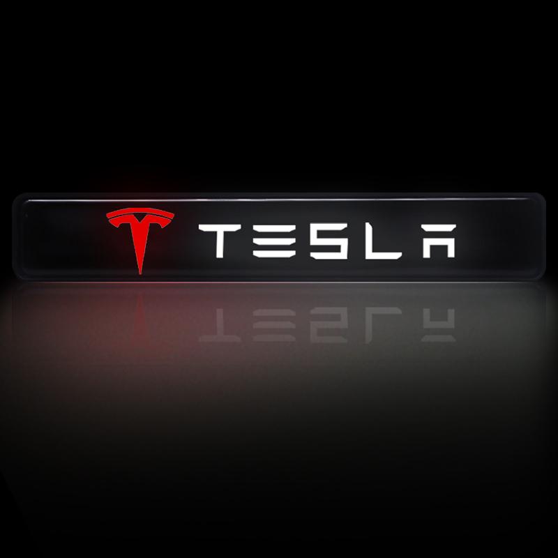 1 ks Dekoratívne svetlo do auta LED Predná maska chladiča Znak Odznak Dekorácia Pre Tesla Model S Model X Model Y Cybertruck Model 3 Model Y