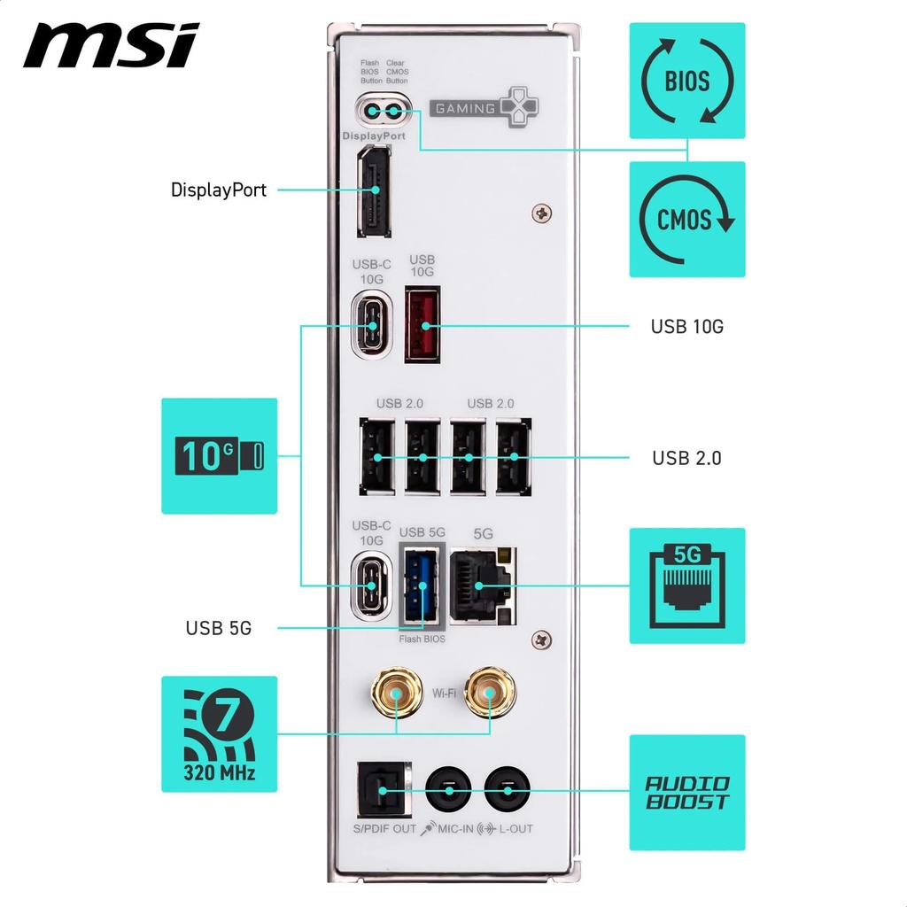 MSI B850 GAMING PLUS WIFI PZ ATX Gaming Motherboard MB6800