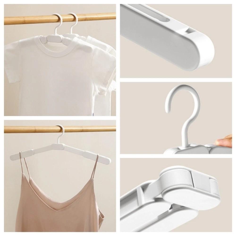 Non-Slip Travel Hangers Mini Size Pant Clips Multi-functional Foldable Clothes Hanger  Travel