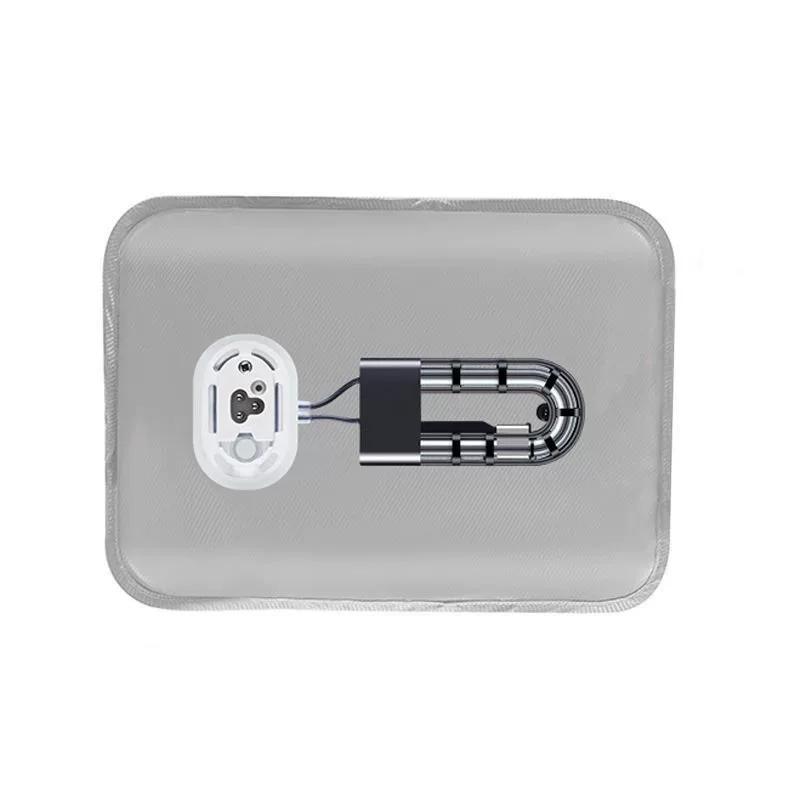 Rechargeable Hot Water Bottle, Explosion-Proof, Plush, Cute Hand Warmer, Winter Warming Blanket, Foot Warmer, Can Be Inserted into the Bed