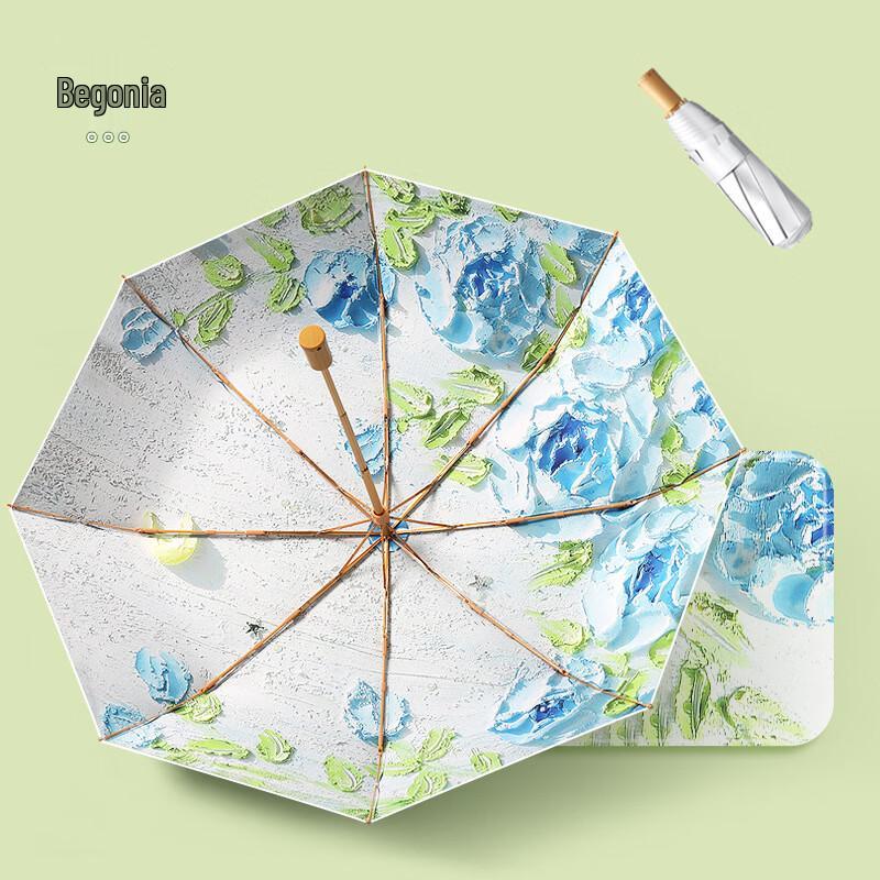 Nanqiao Silver Coated Dual-Use Folding Umbrella