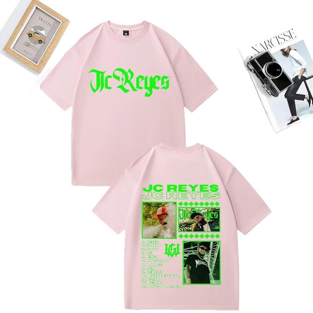 Rapper Jc Reyes Nacer De Nuevo Vintage T Shirt Men Women Hot Fashion Oversized 100% Cotton Clothing Short Sleeve Unisex T-shirts