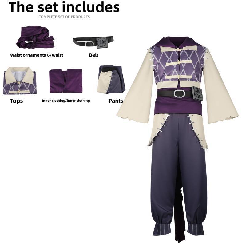 Gachiakuta Jabber Wonger Cosplay Costume For Anime Convention Game Role Play Men Women