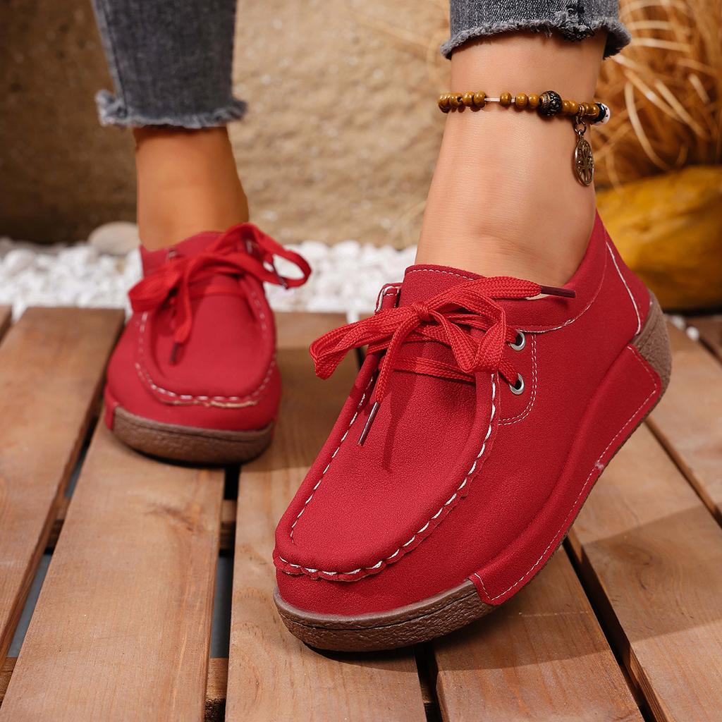 Fashion Large Size Single Shoe Women's New Style Wedge Heel Multi-color Casual Versatile Luxury Single Platform Sneakers Zapatos Mujer