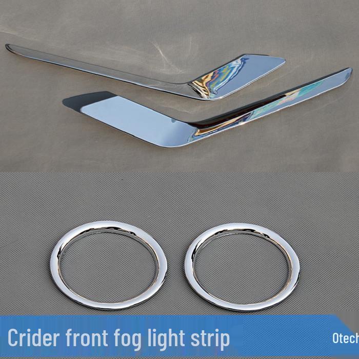 Otai Fog Light Ring Trim for Honda Lingpai - Front Fog Light Frame Eyebrow Decorative Strip