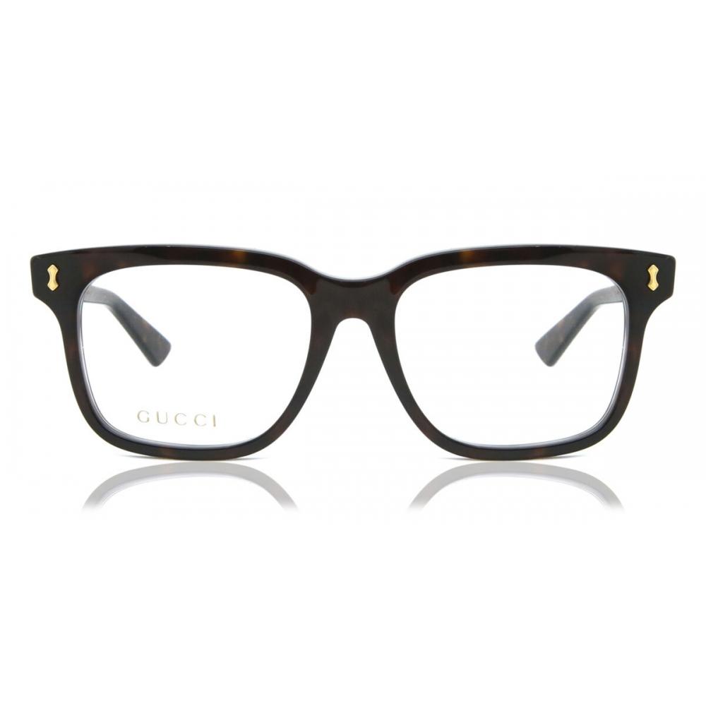 

Gucci Gg1265o 008 Men Eyeglasses Tortoise/55
