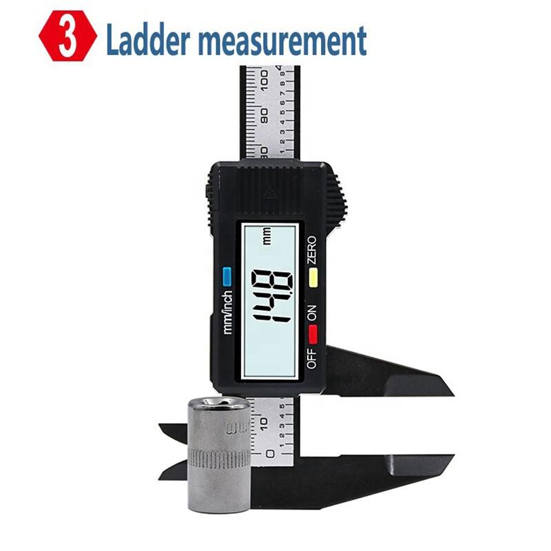 Professional Arrival Micrometer Measuring Tools Permanent Makeup Eyebrow Vernier Black Silver 6 Inch Digital Electronic Caliper