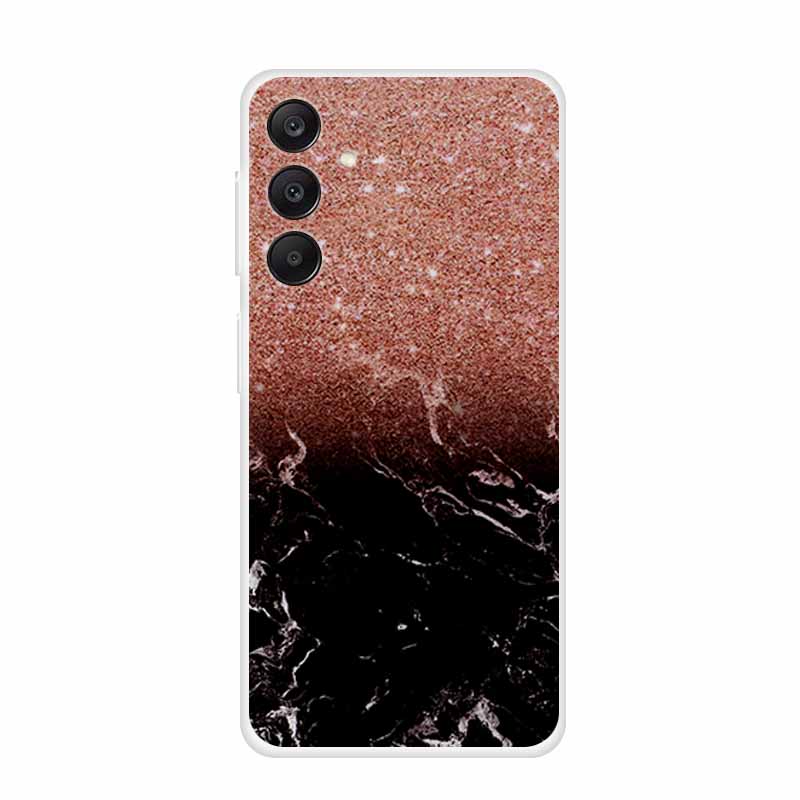 Marble Patterns Phone Case for Samsung A25 Soft Transparent TPU Clear Cover for Samsung Galaxy A 25 Protective Silicone Shell