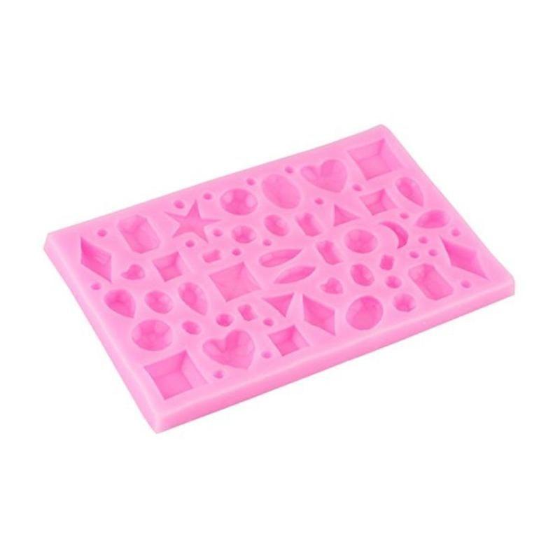 Gemstone Shape Fondant Cake Decorating Sugarcraft Mould Mold
