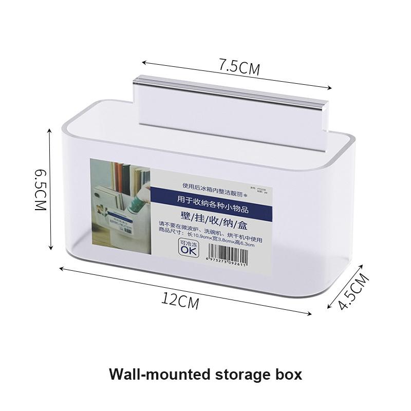 

Ящик для хранения пищевых продуктов, настенный, многофункциональный, прозрачный, для кухонных принадлежностей, боковая дверца для хранения, верхний ящик, полупрозрачный
