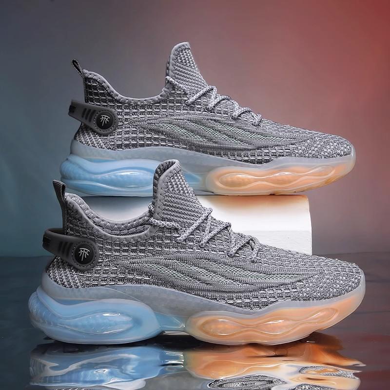 Putian coconut men's shoes 2025 new breathable fly-woven sports men's heightening dad autumn tide shoes foreign trade