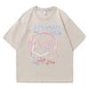 Anime Gotoh Hitori Vintage Washed T Shirt Harajuku Oversize Cotton Tshirts Men Tee Cotton Streetwear Unisex Top