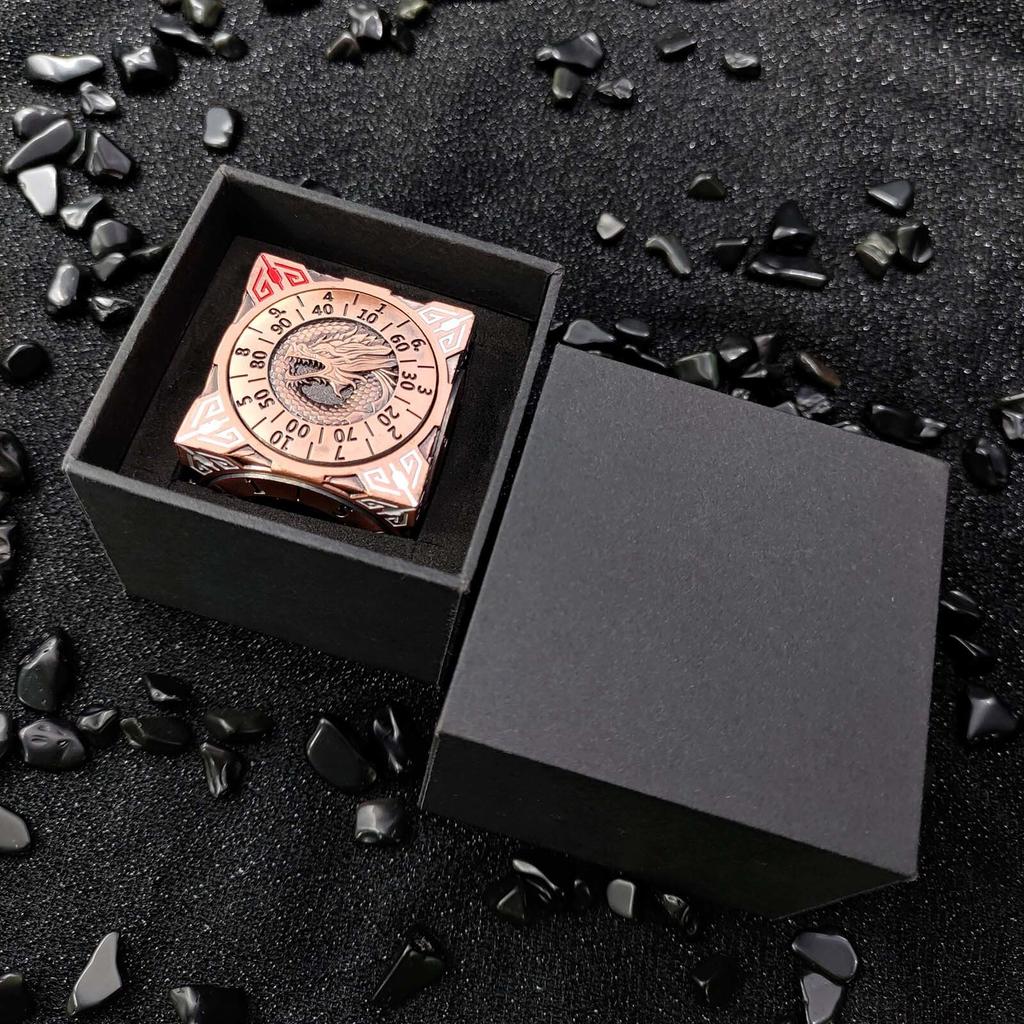 7-IN-1 Six Sided Rotating DND Dice Dungeon And Dragon Table Role Play Game Dice D4 D6 D8 D12 D20 D10/% Polyhedral Wheel Dice