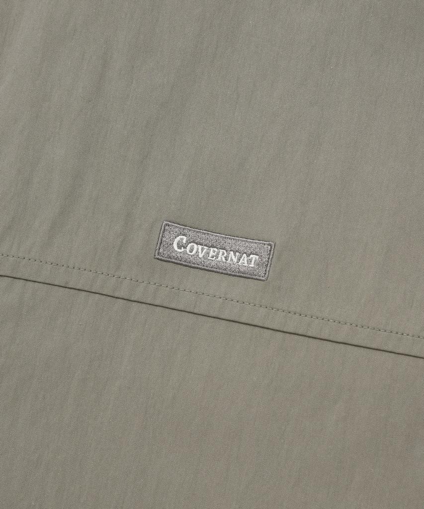 COVERNAT Cotton Hoodie Jacket Beige